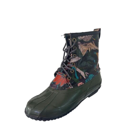 Sakroots peace love happiness duck boot size 6 - Picture 1 of 9